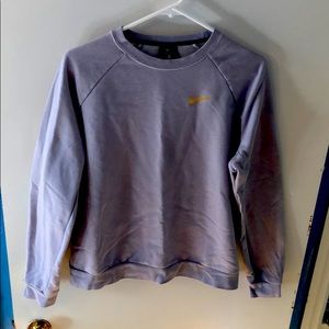 Open back sweat shirt